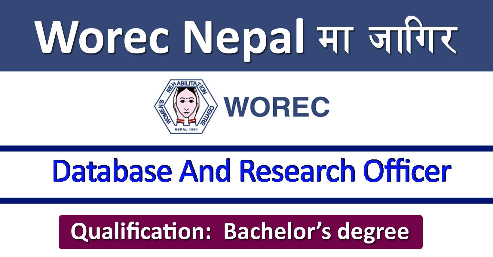 Database And Research Officer - Job in Nepal - Women’s Rehabilitation ...