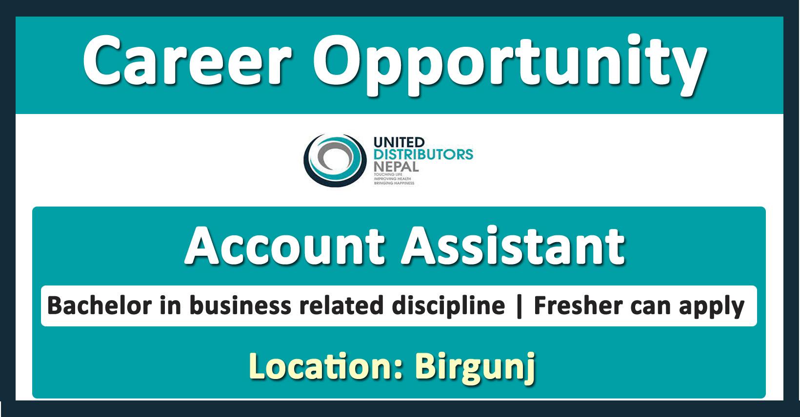 account-assistant-job-in-nepal-united-distributors-nepal-merorojgari