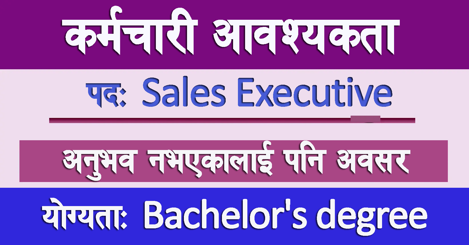 Sales Executive - Job in Nepal - Being Base Pvt. Ltd. - Merorojgari