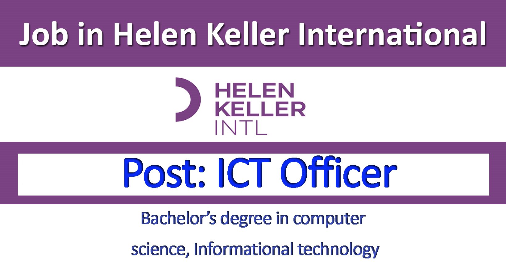 Helen Keller International Job Vacancy 9 