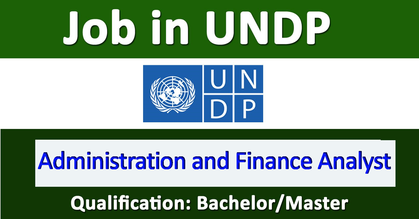 Administration and Finance Analyst - Job in Nepal - UNDP - Merorojgari