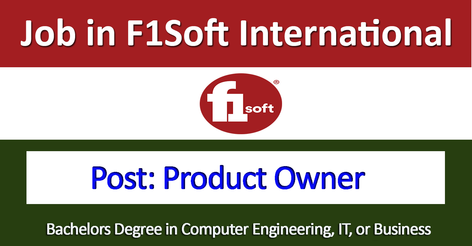 Product Owner - Job in Nepal - F1Soft International Pvt. Ltd. - Merorojgari